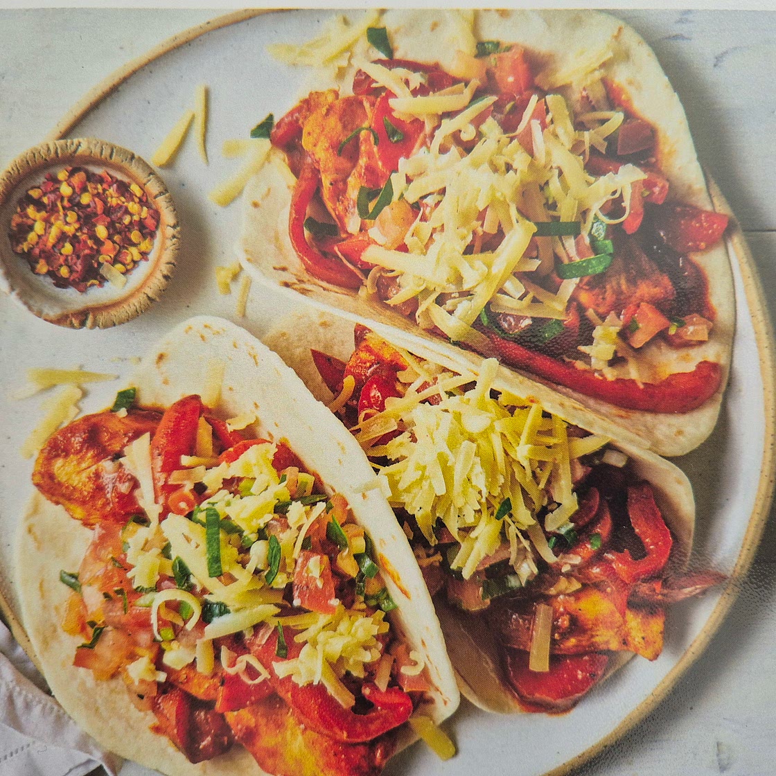 Tex-Mex Chicken Tortillas