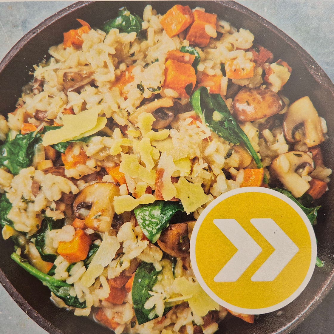 Roast Sweet Potato & Chorizo Risotto