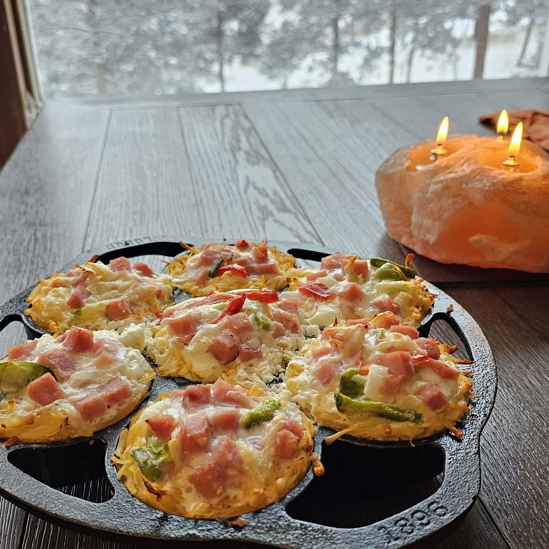Hash Brown Egg White Nests