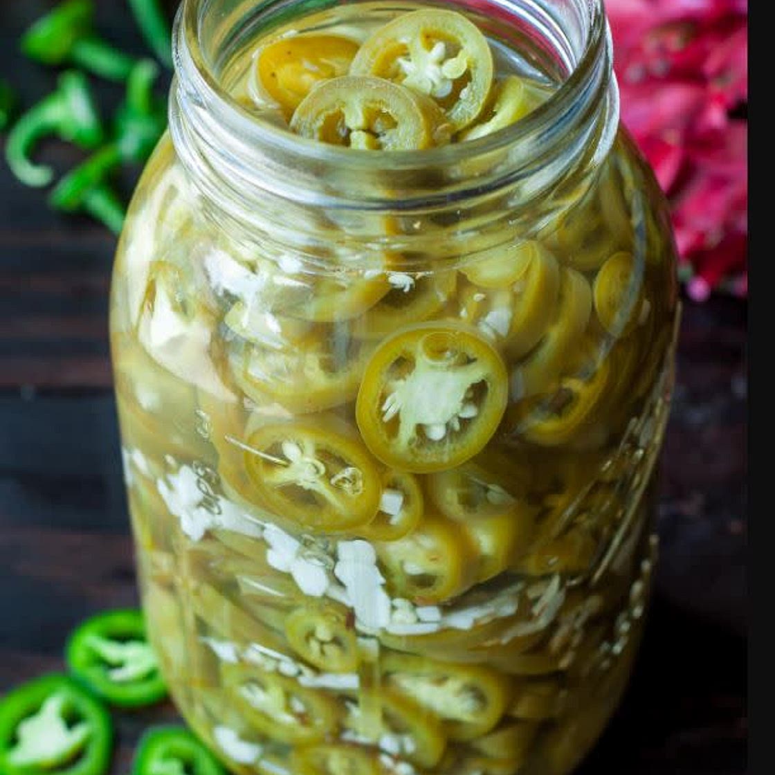 Salt & Sugar Free Pickled Jalapenos