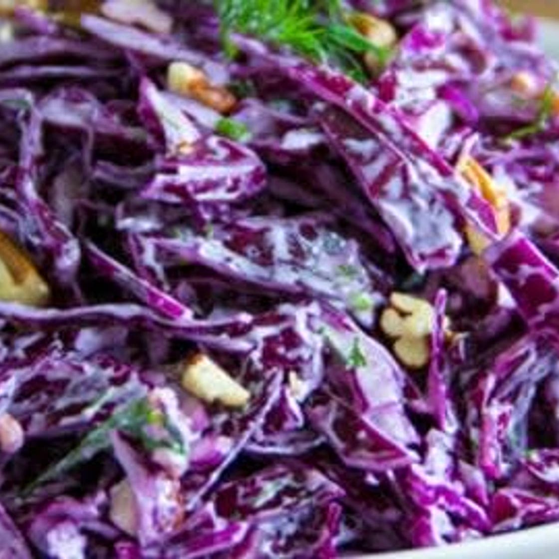 D'licious Purple Cabbage Salad