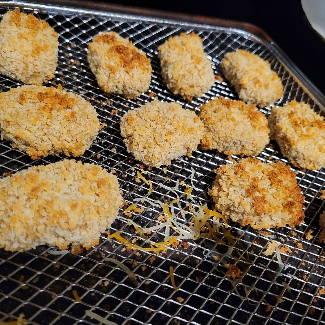 Crispy Chickpea Nuggets (oil-free)