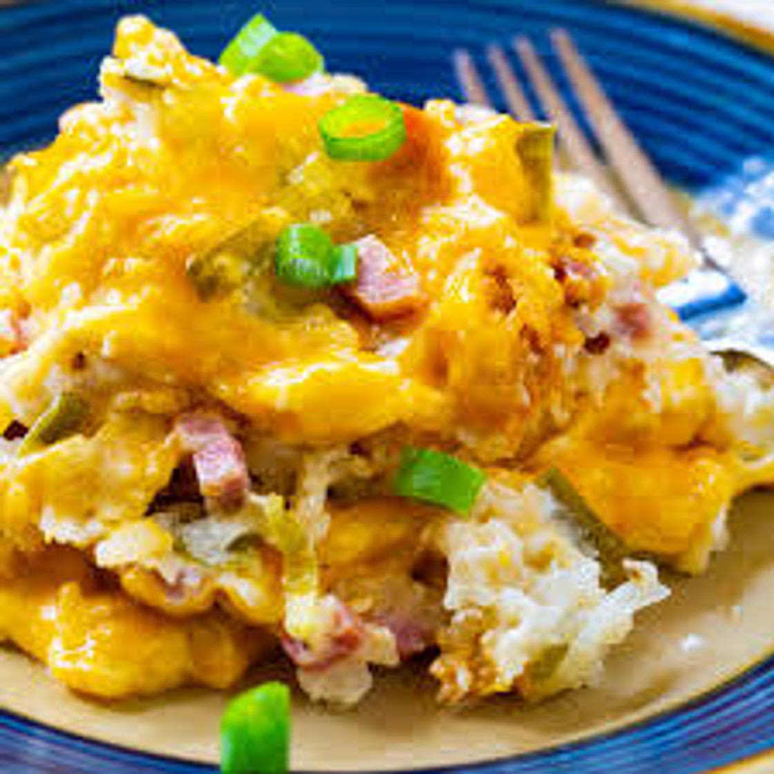 Ham & Cheese Hashbrown Casserole