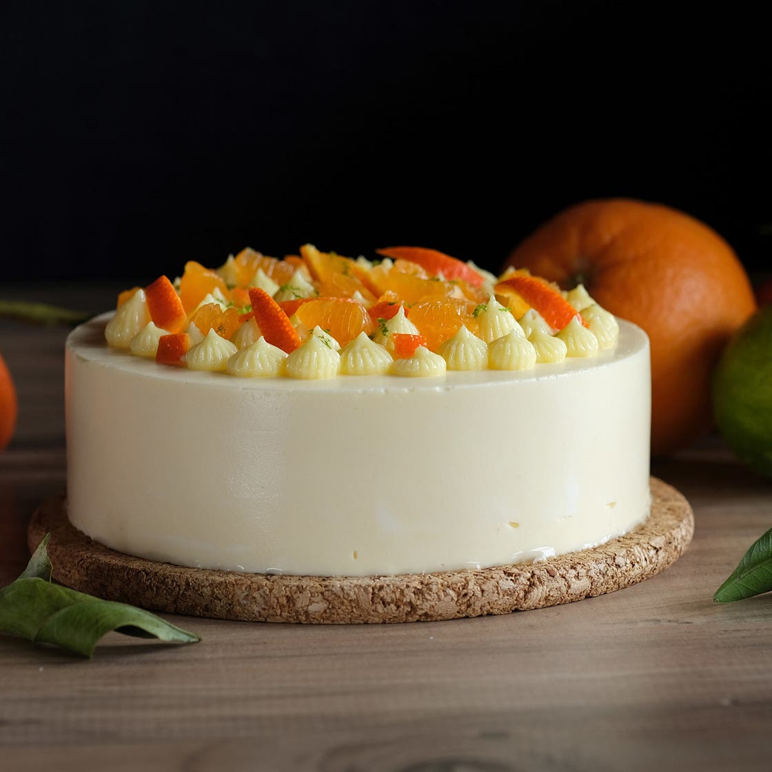 Entremet à l'orange
