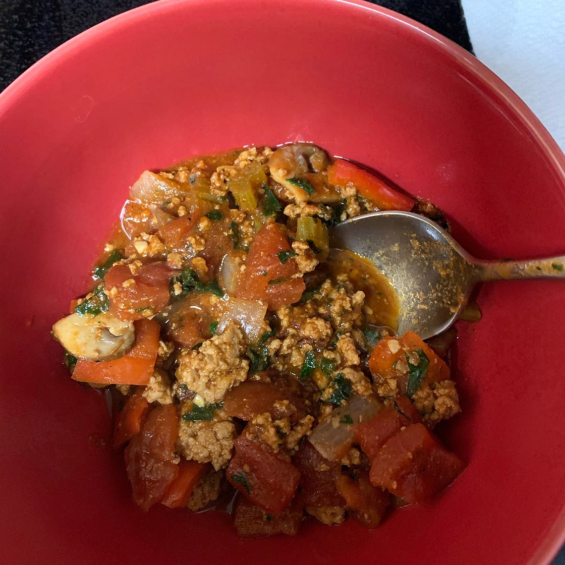 Beanless Turkey Chili