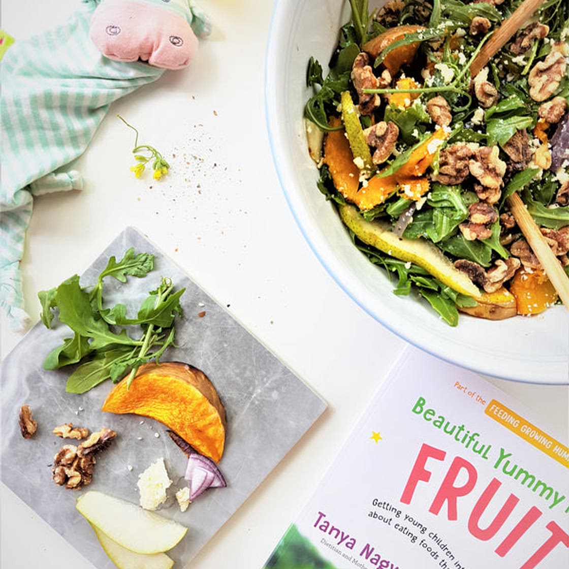 Rocket, Pear, Pumpkin & Walnut Salad