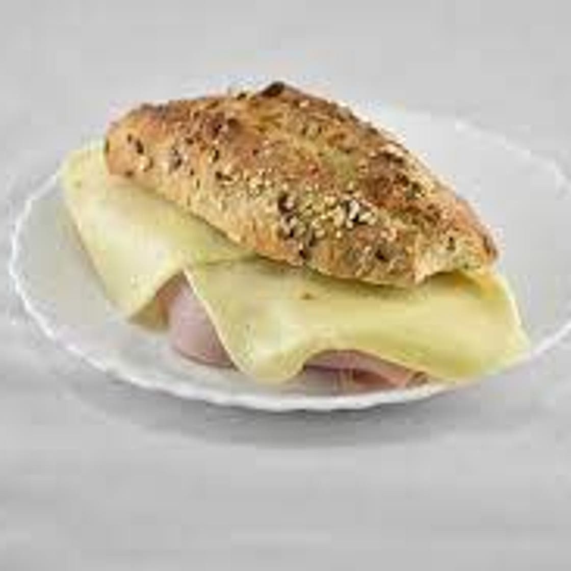 Sandes de fiambre e queijo light