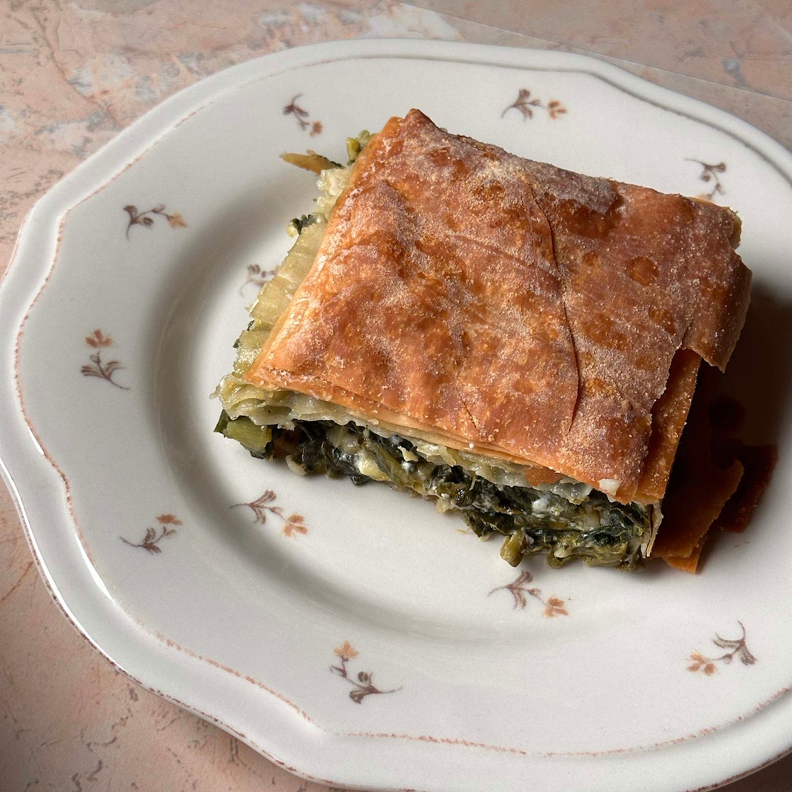 Spanakotiropita (σπανακοτυρόπιτα)