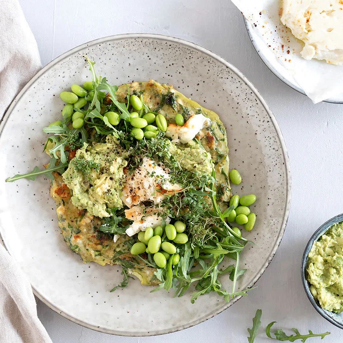 Rösti with green and feta