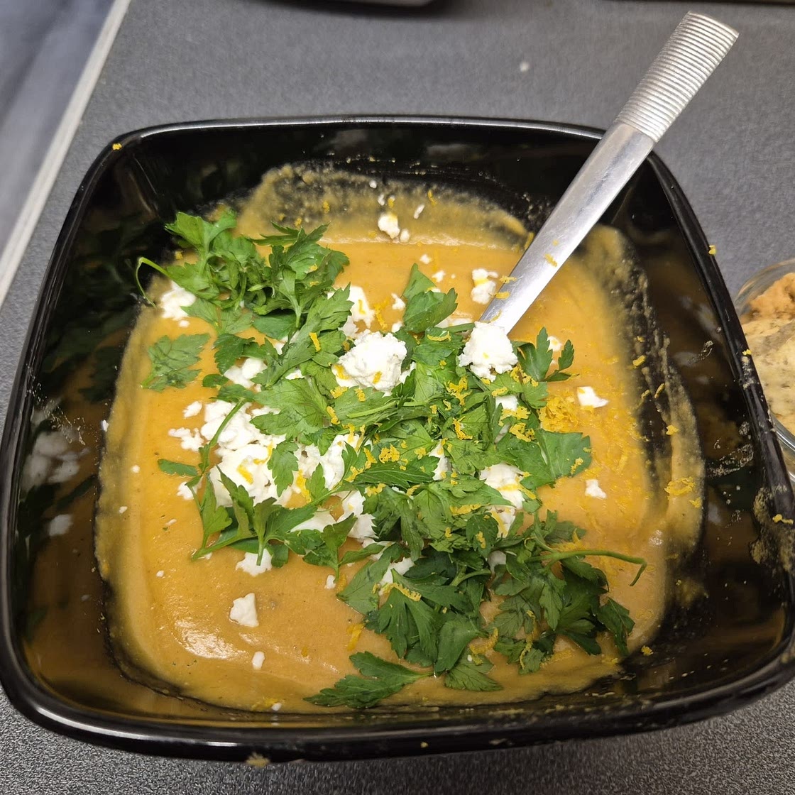 Easy Greek Red Lentil Soup Recipe