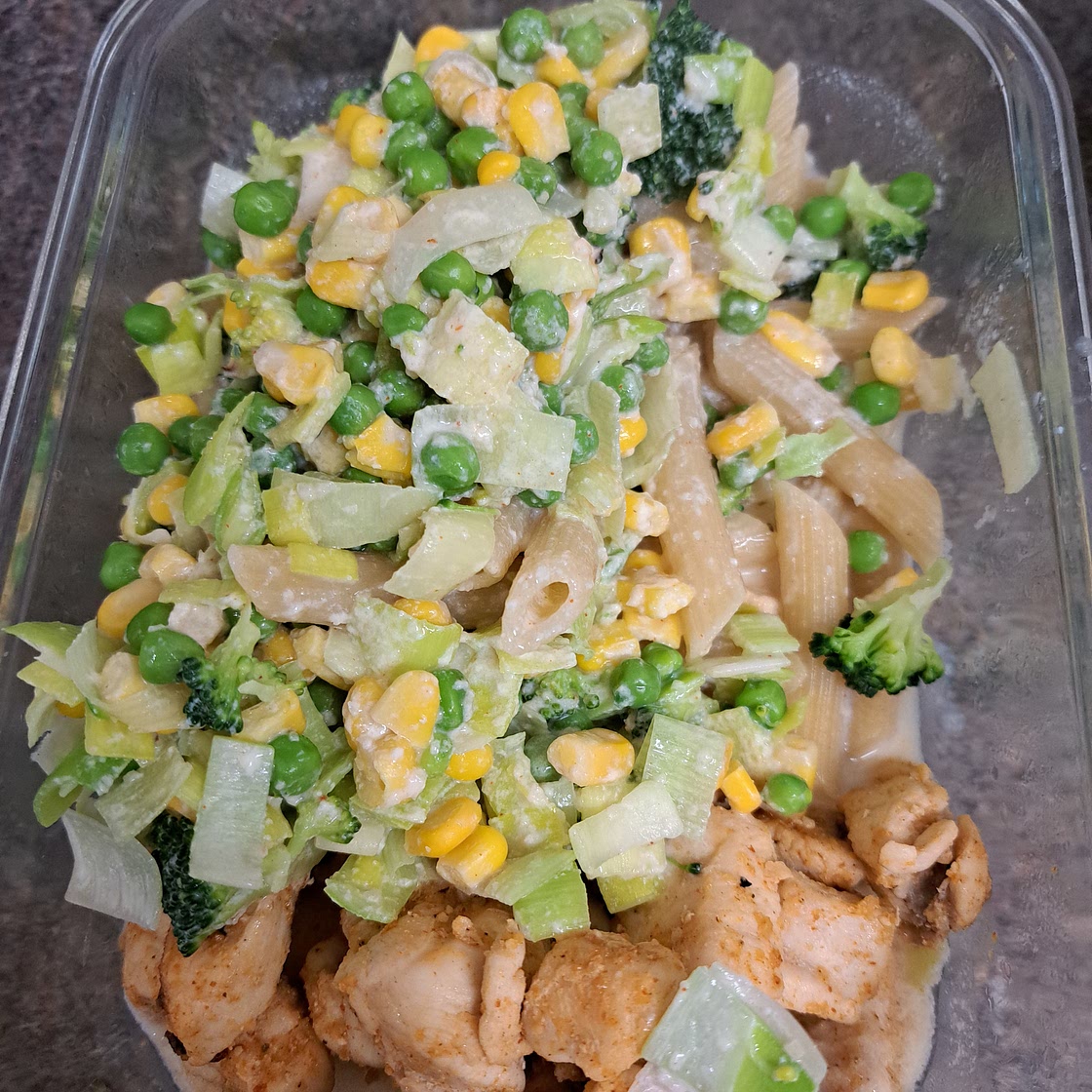 Chicken creamy pasta - no blending