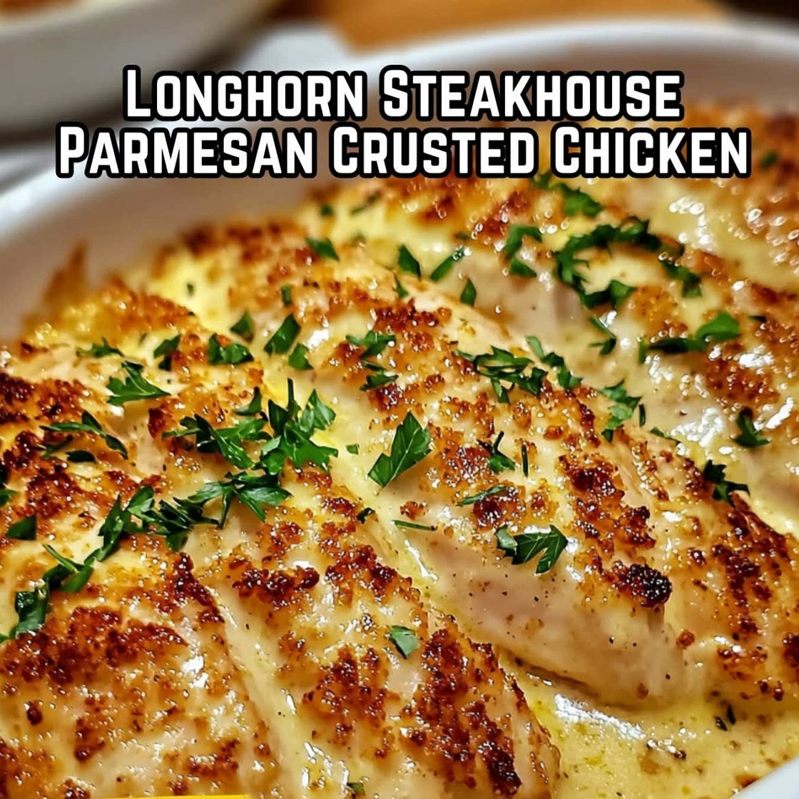 Longhorn Parmesan Crusted Chicken