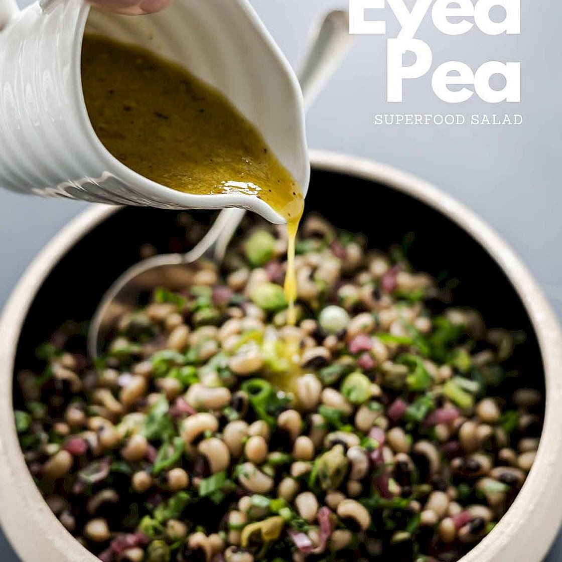 Mediterranean Black-Eyed Pea Salad