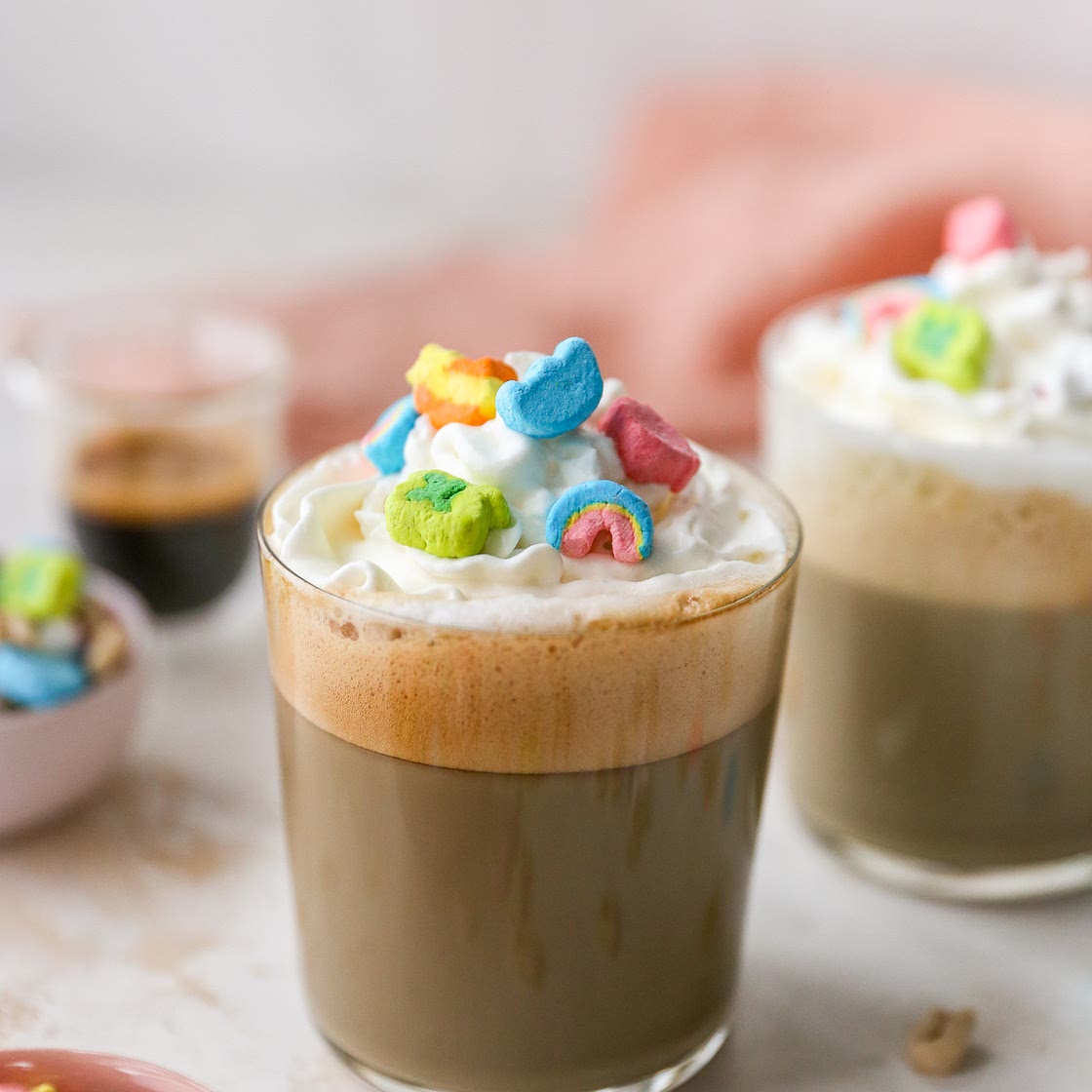 Lucky Charms Cereal Milk Latte