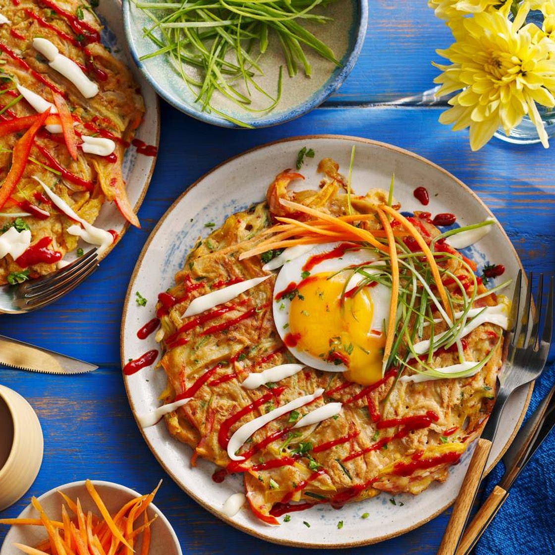 Crispy vegetable pancakes