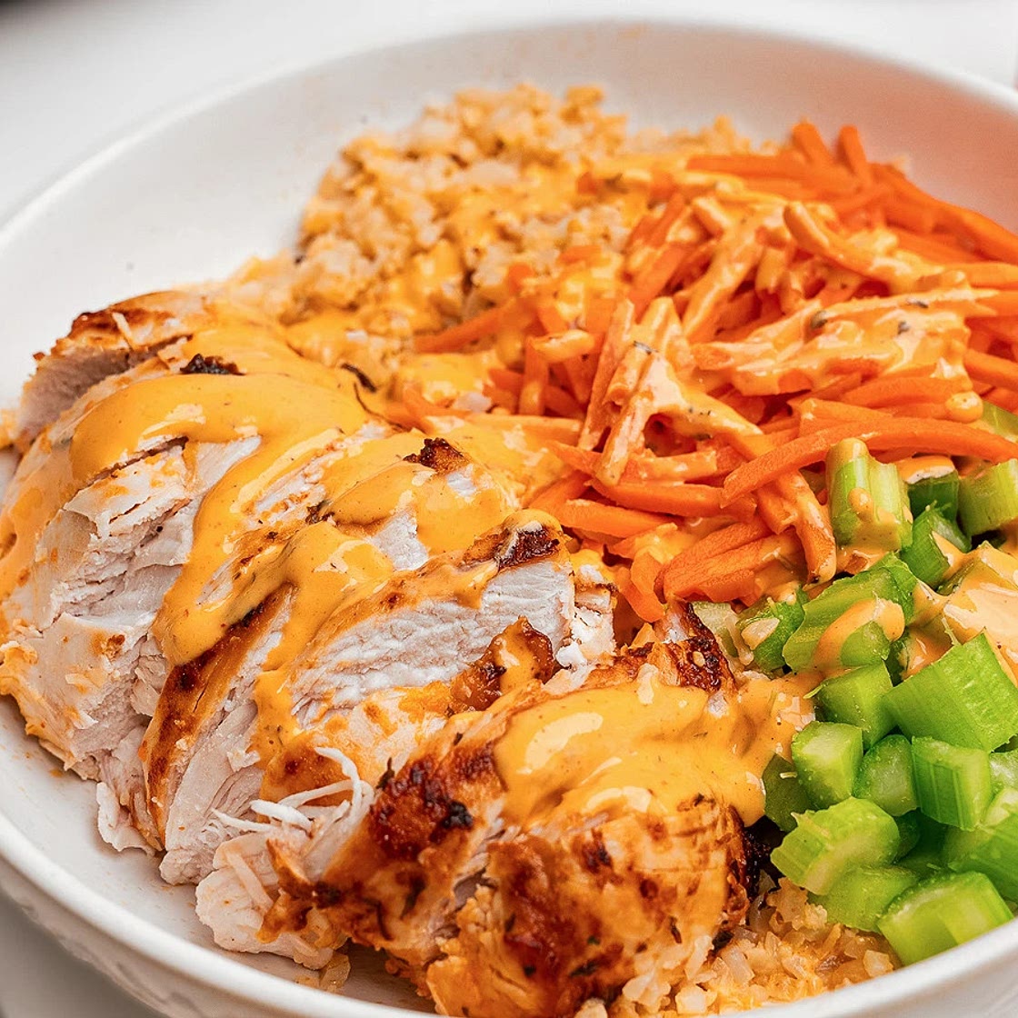 Buffalo Ranch Chicken Bowl