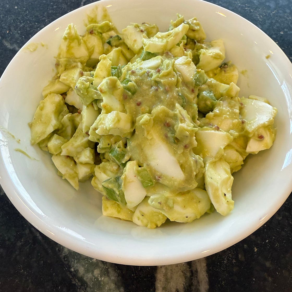 Egg White and Avocado Salad