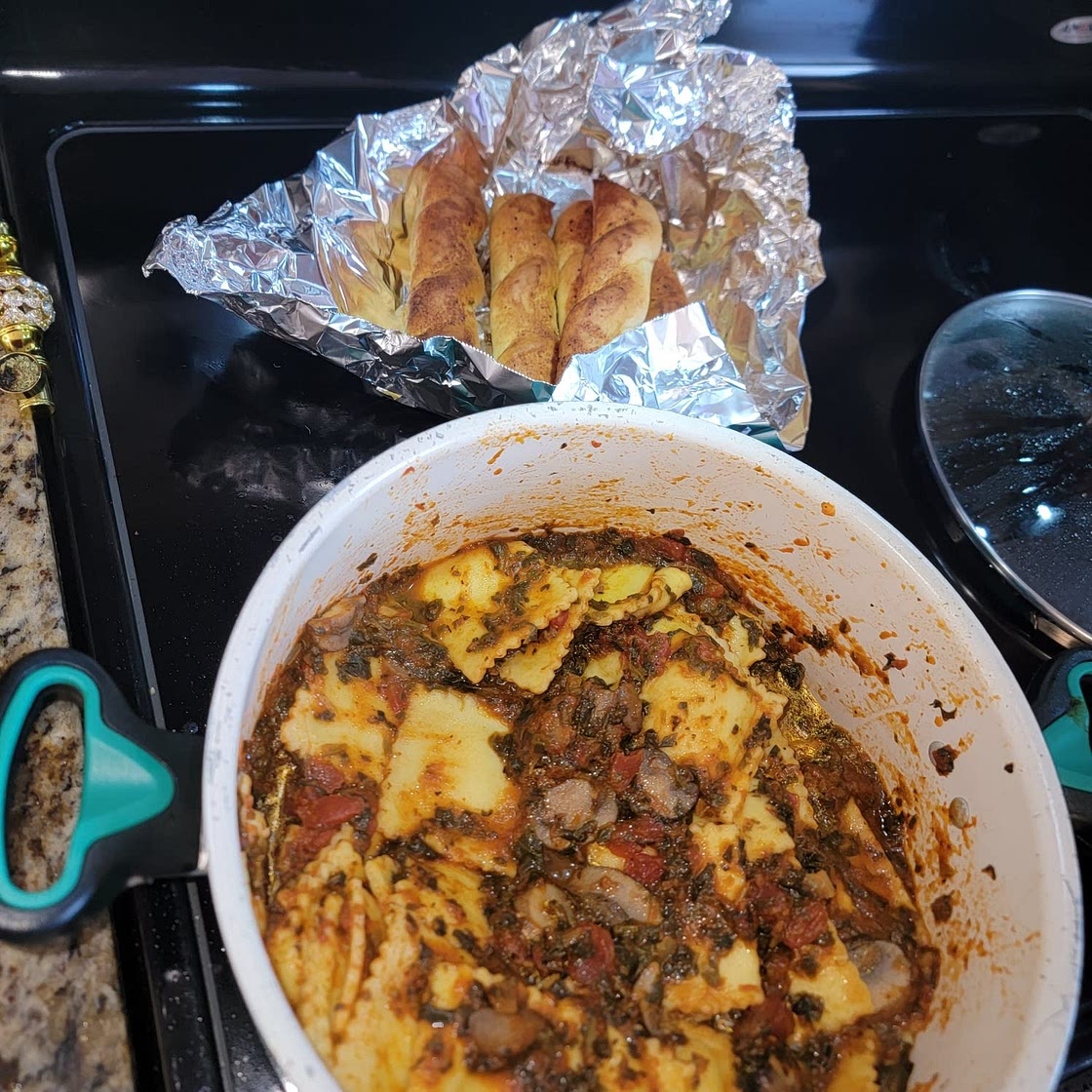 Easy Mushroom-Cheese Ravioli