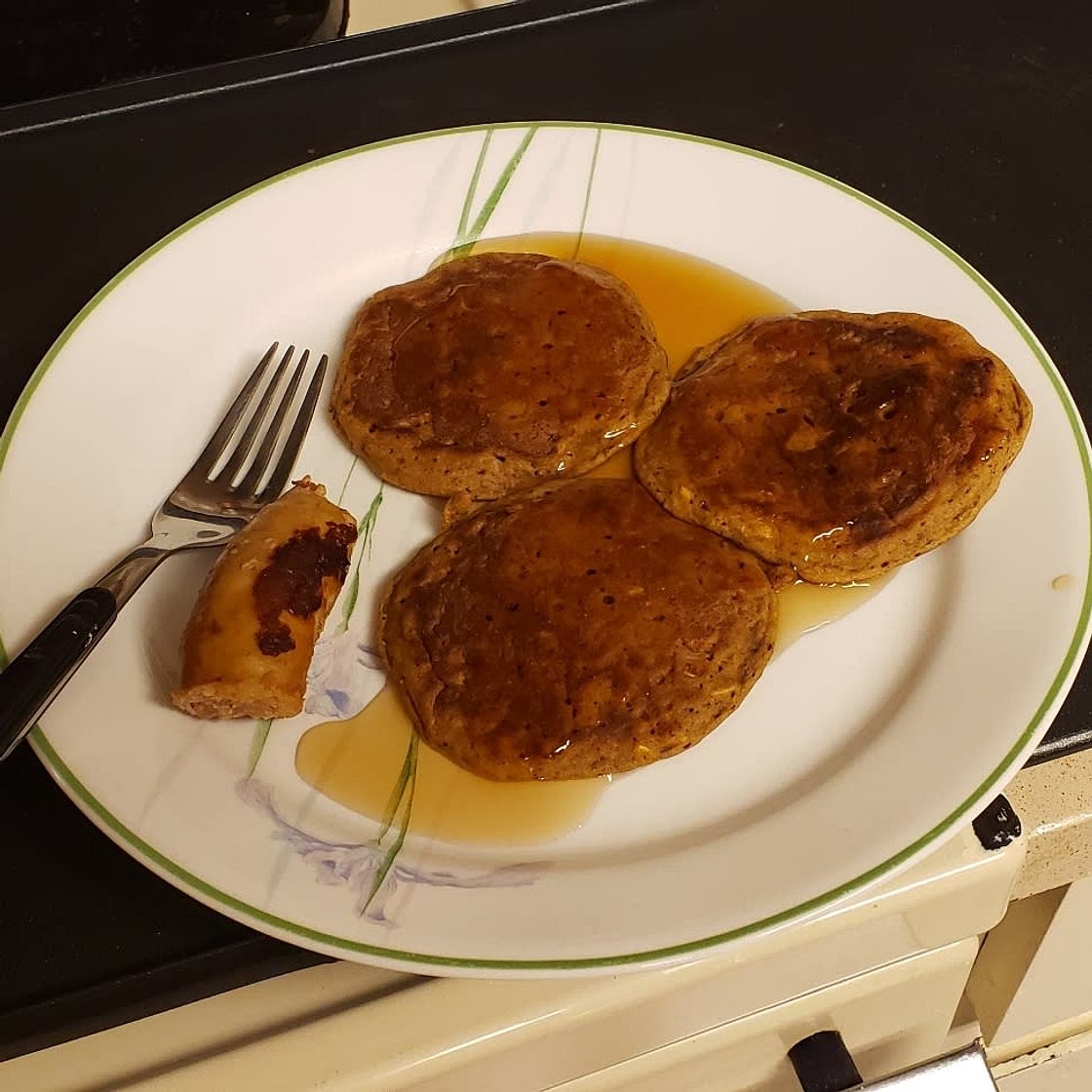 Fluffy Vegan Cinnamon Protein Pancakes