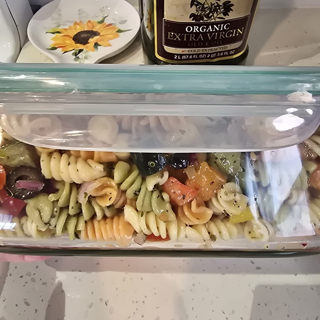 Cold Italian Pasta Salad (Gluten-Free, Vegan, Allergy-Free)