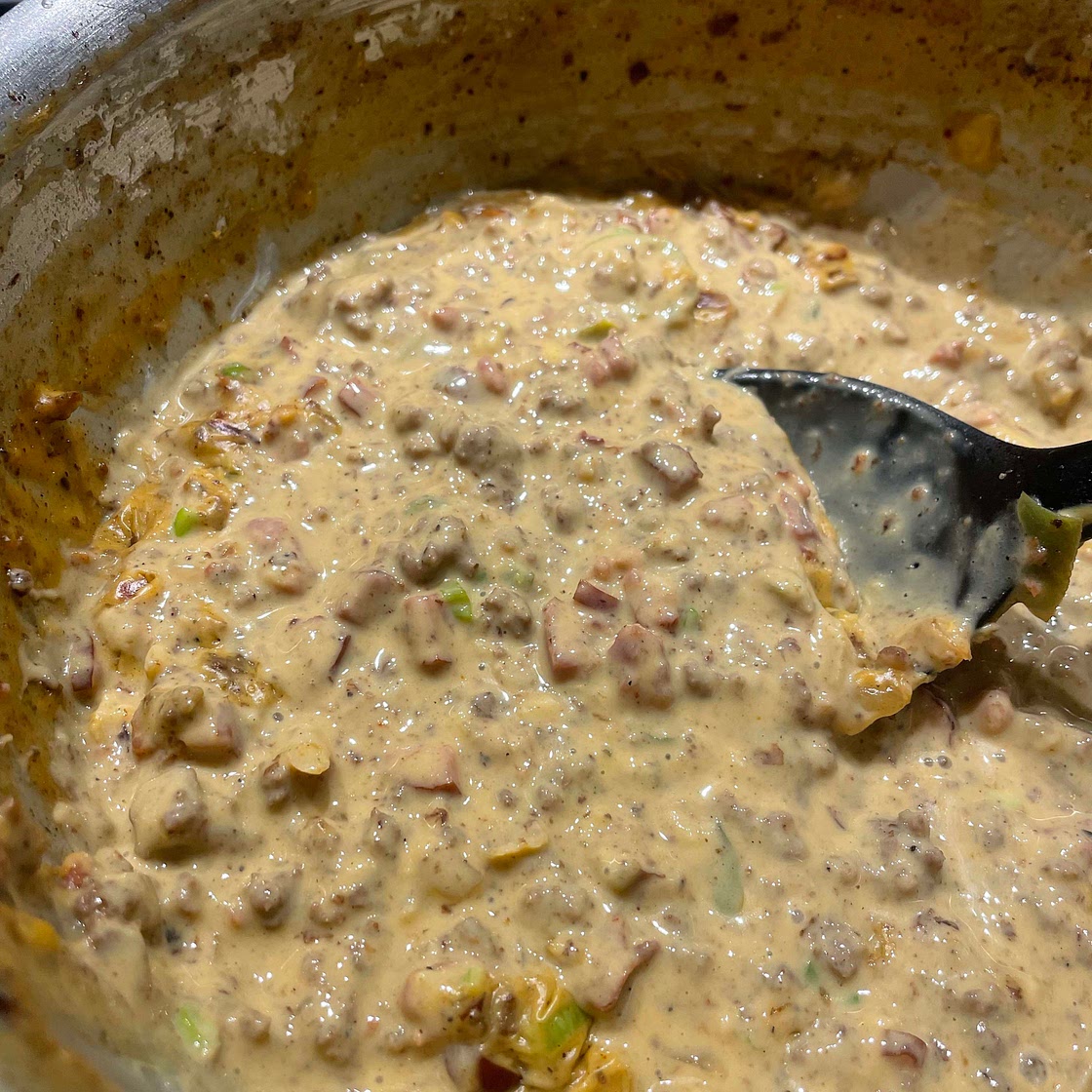 ScoFo’s Andouille queso dip