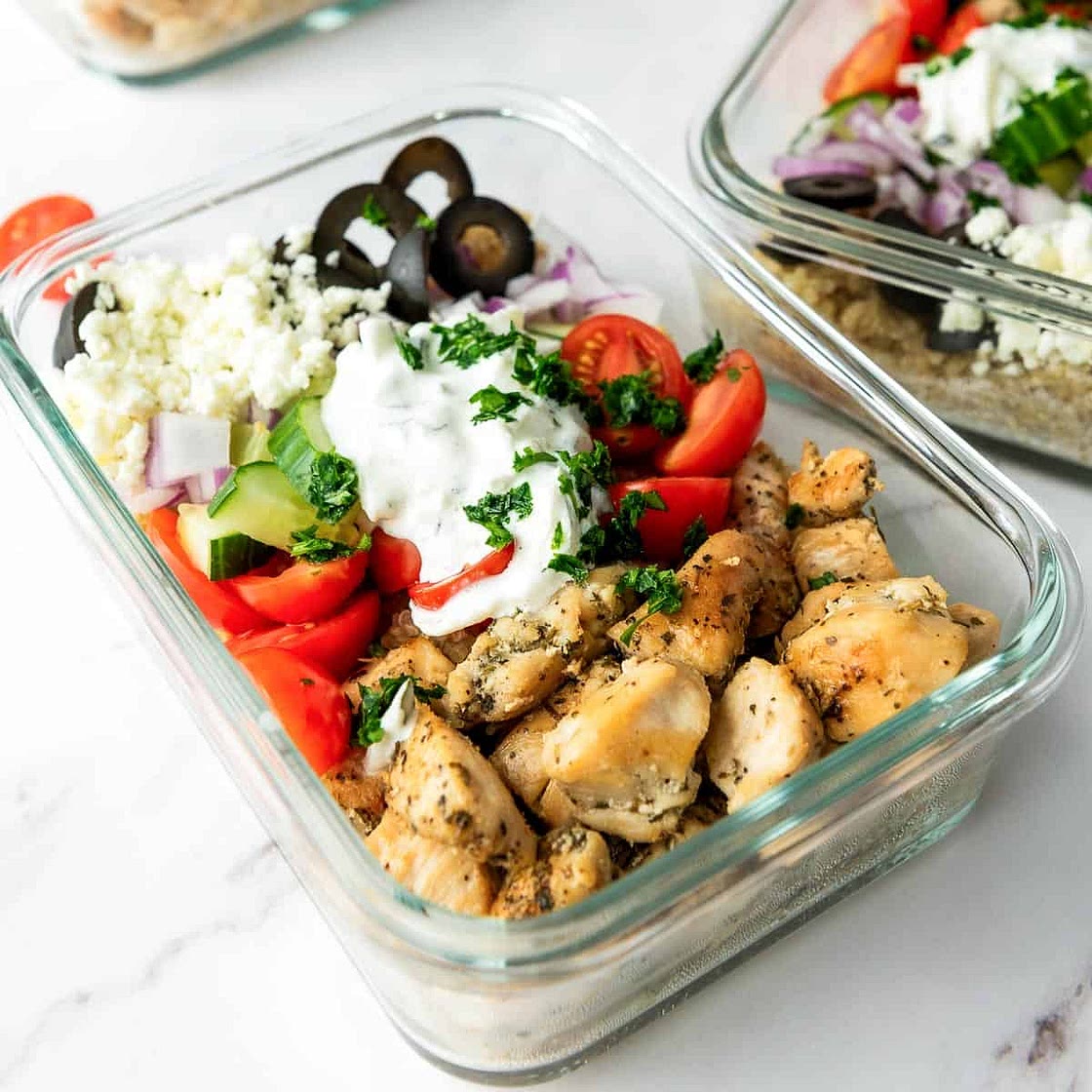 Mediterranean Chicken Bowls