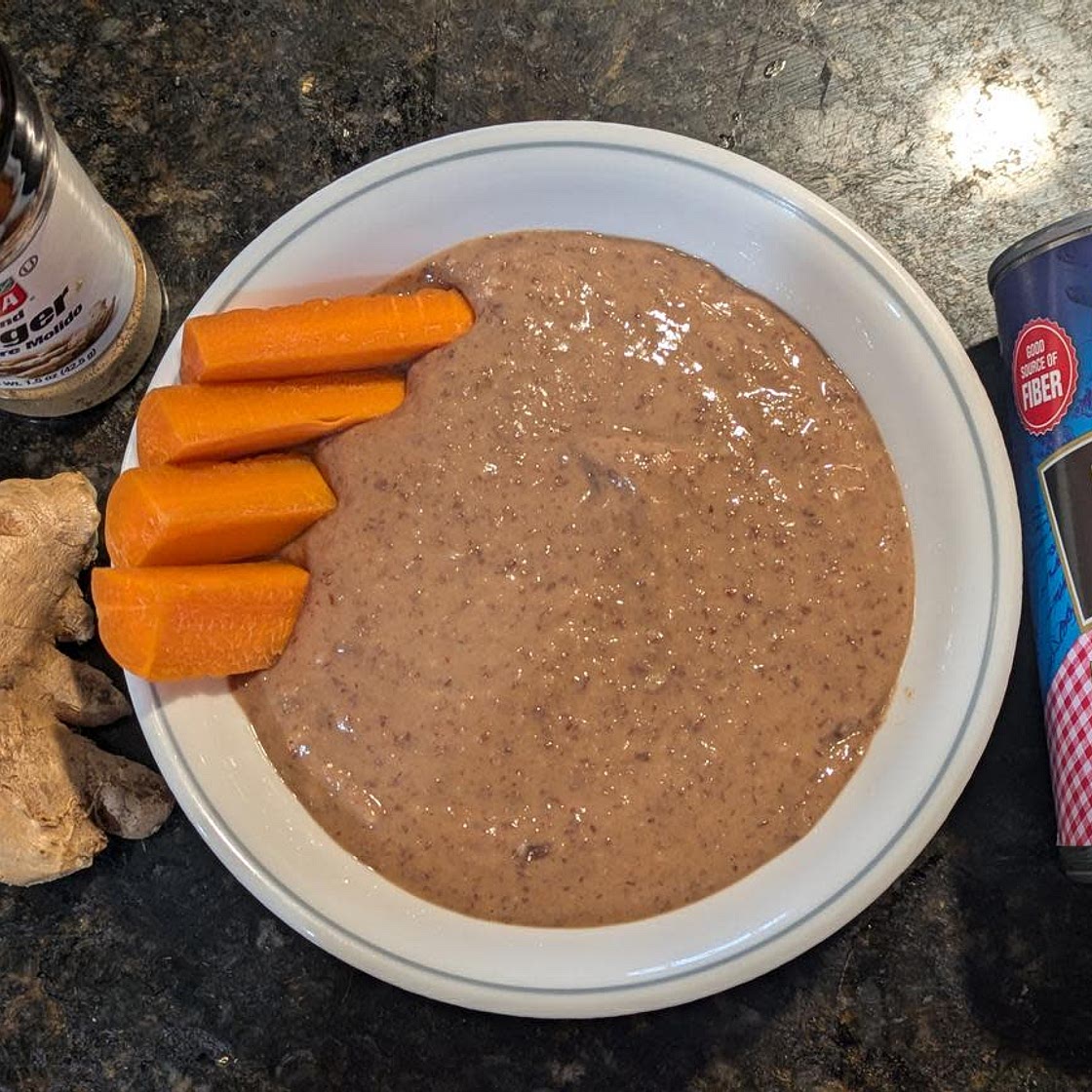 Ginger Lime Black Bean Hummus