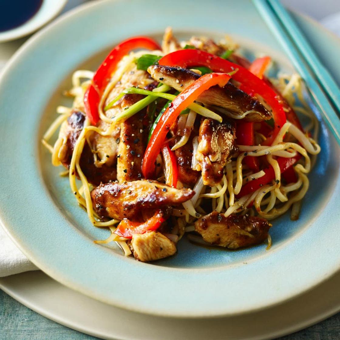 Easy chicken chow mein