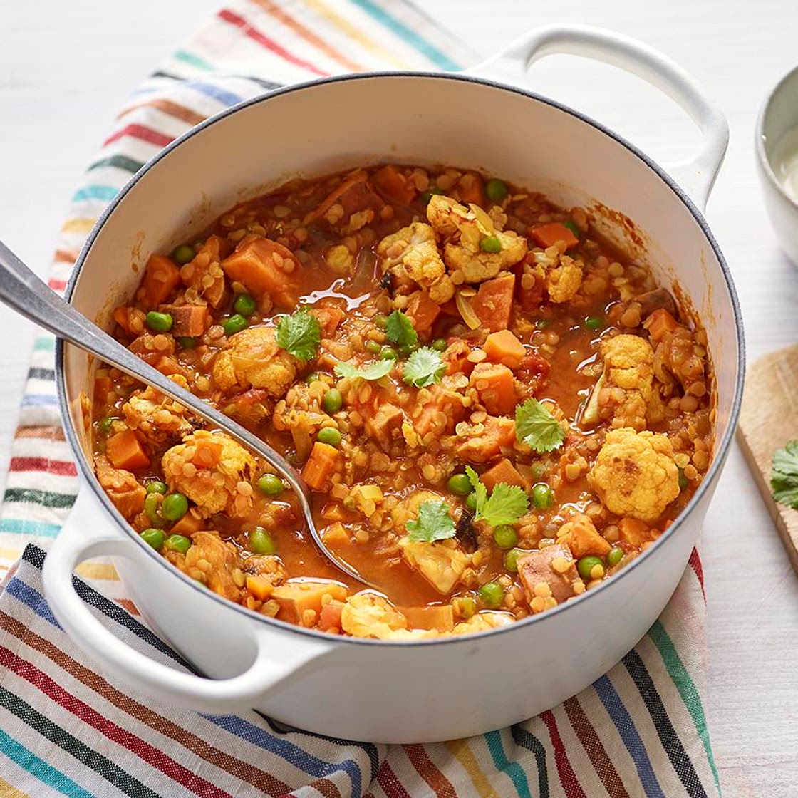 Vegetable dhansak