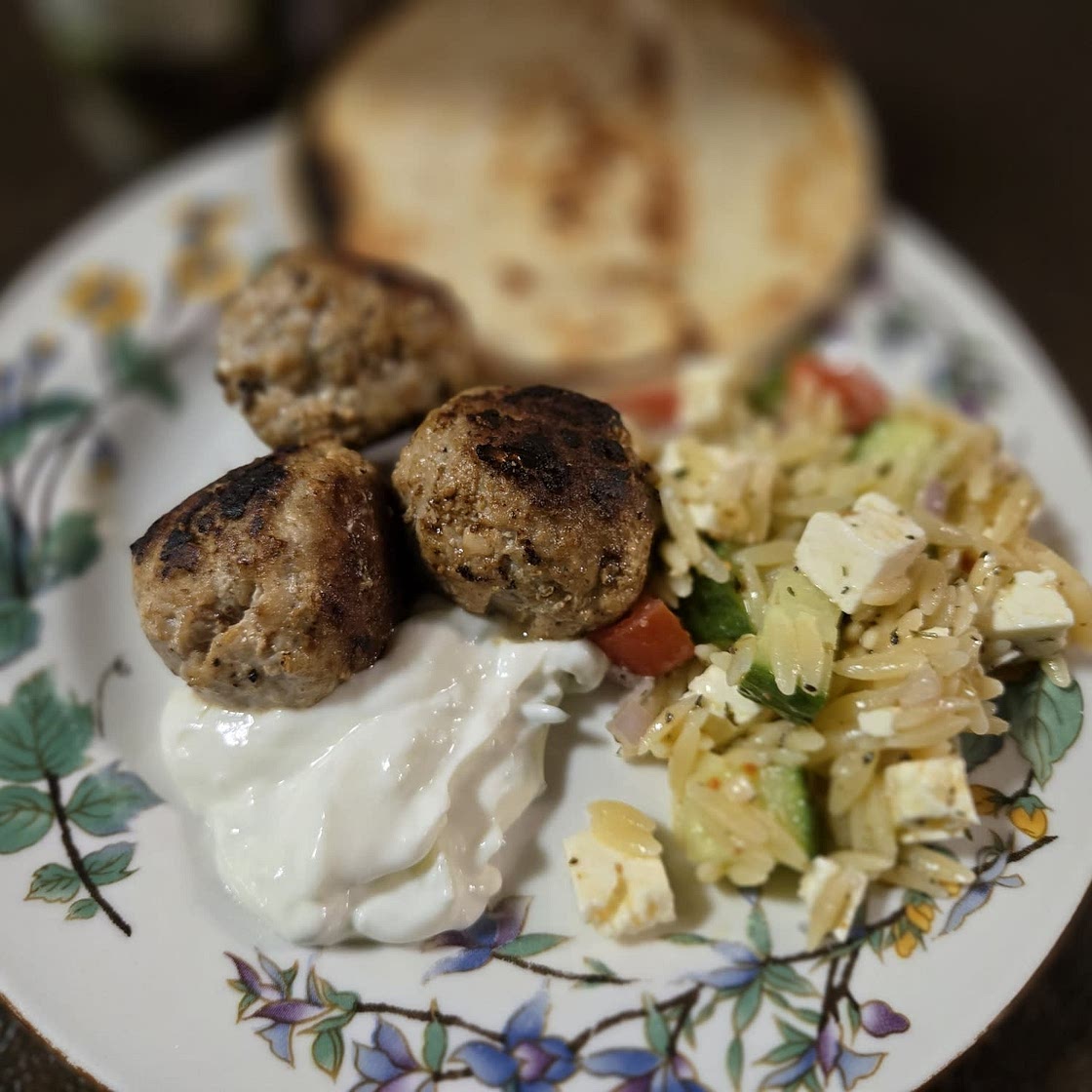 Boulettes de poulet grec