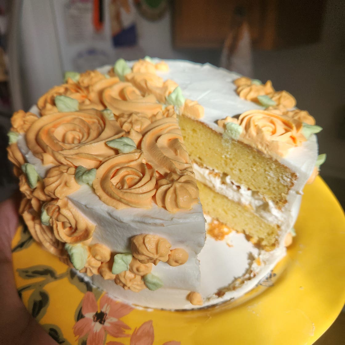 My Midwinter Orange Birthday Cake (high altitude)