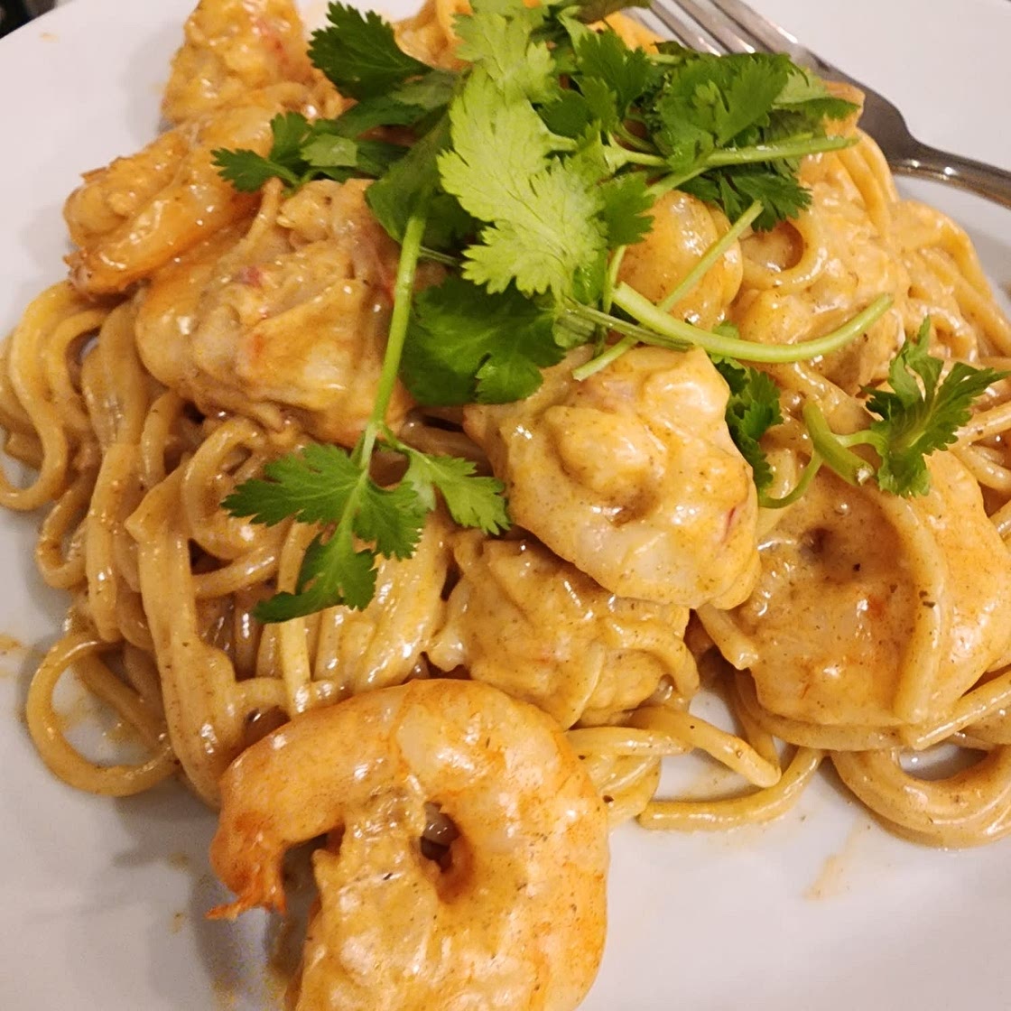 Creamy Shrimp Pasta with Mushrooms