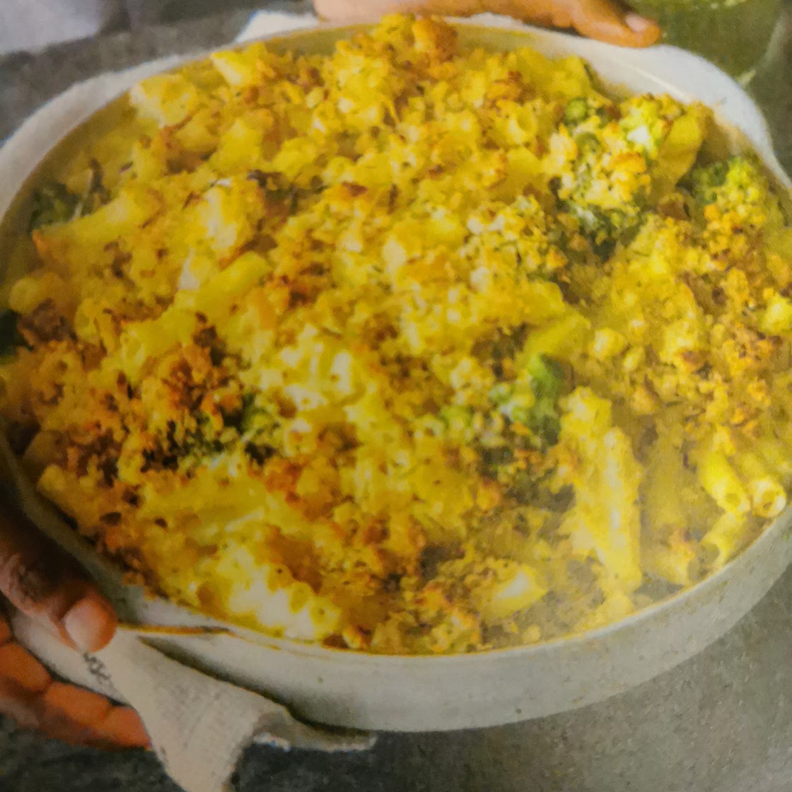 Mac&cheese chou fleur et brocoli