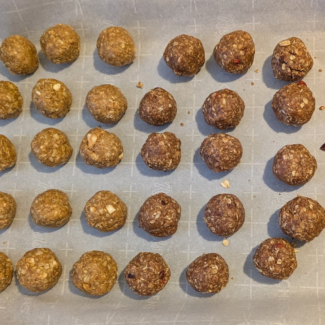 No bake oat balls
