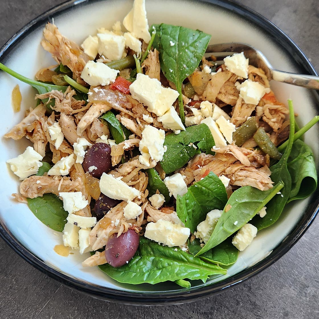 Mediterranean chicken salad