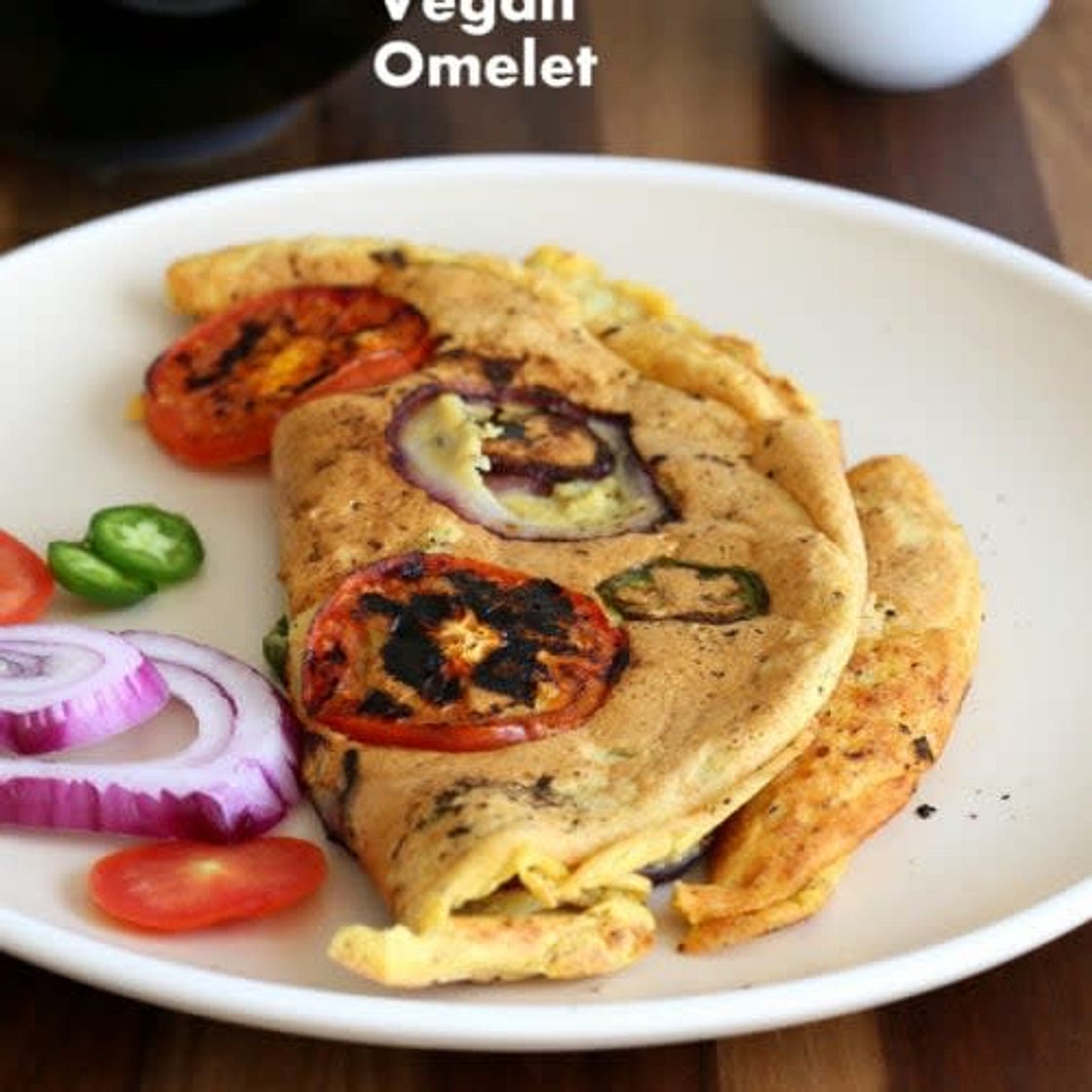 Omlet z mąki z ciecierzycy