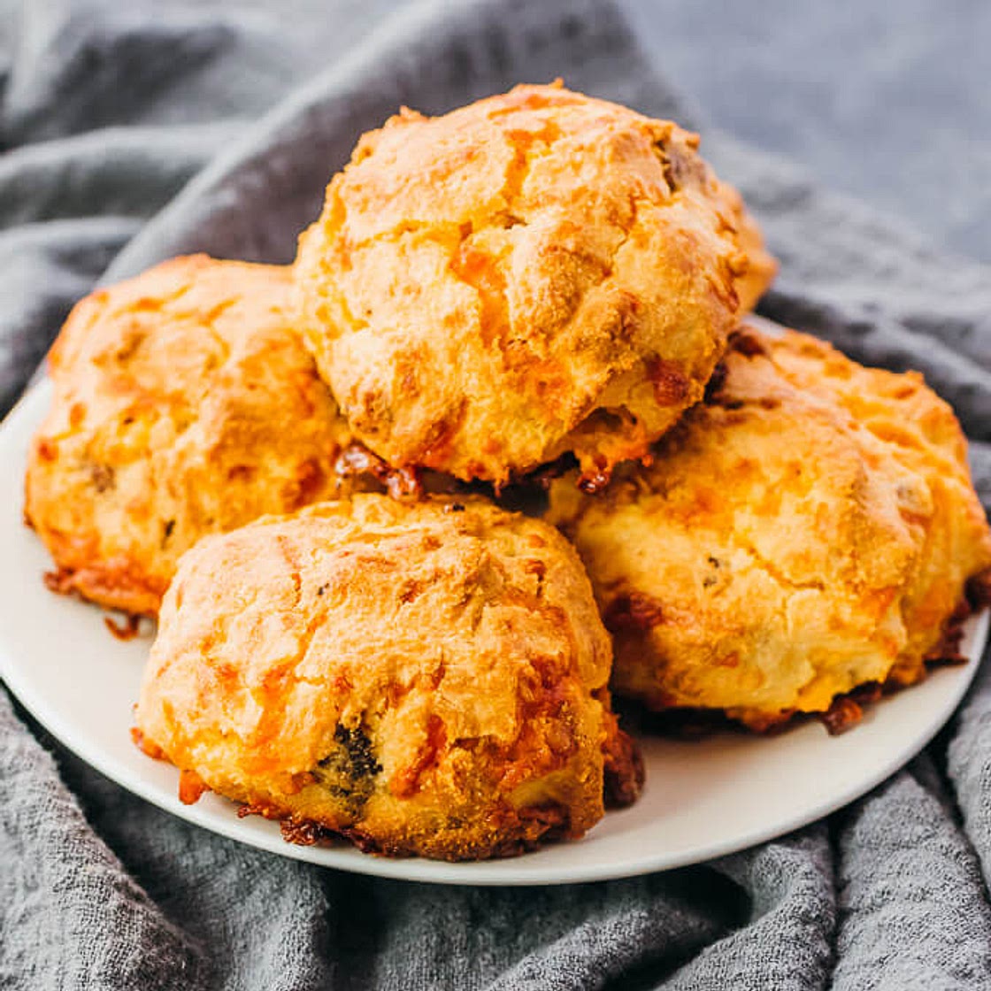 Savory Cheddar Cheese Biscuits