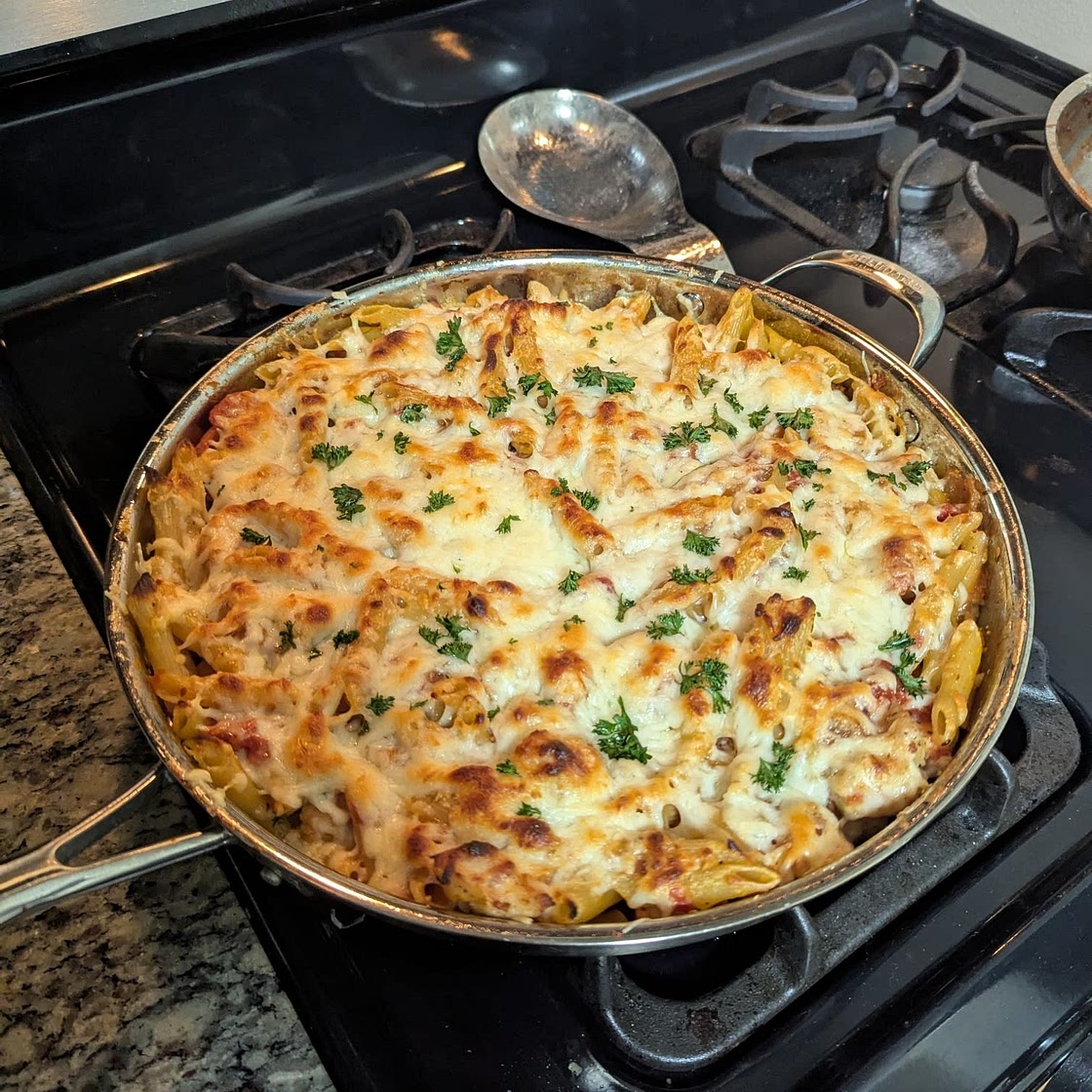 Chicken pasta bake