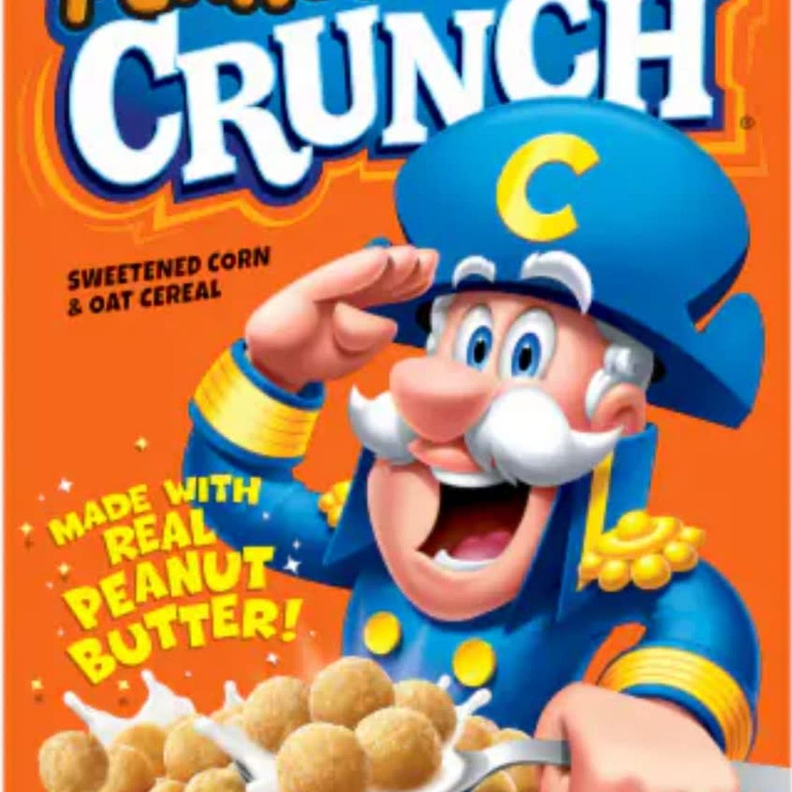 Peanut butter Captain crunch with peanut butter