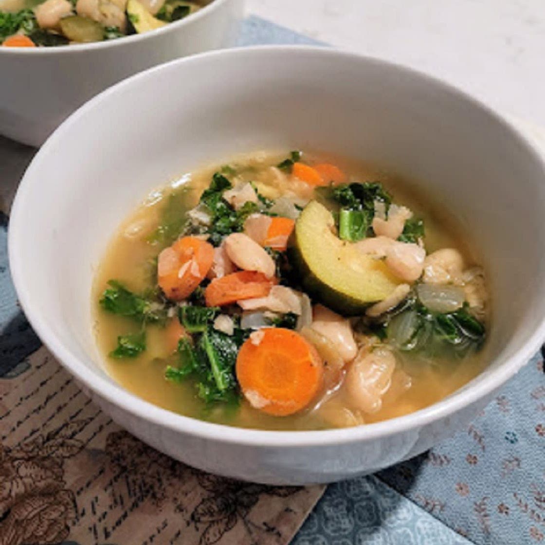 Zucchini White Bean Soup