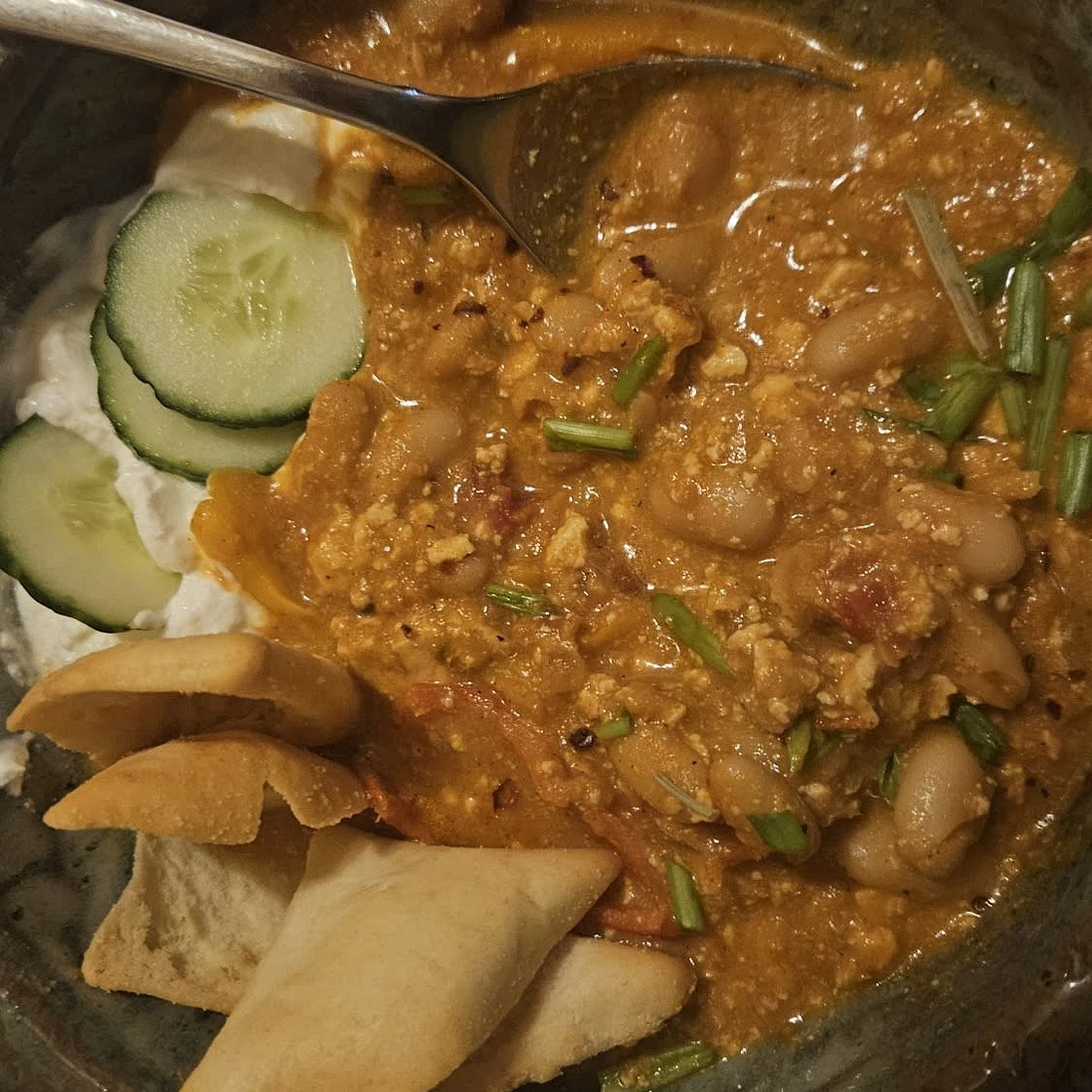 High-Protein Romesco Butter Beans
