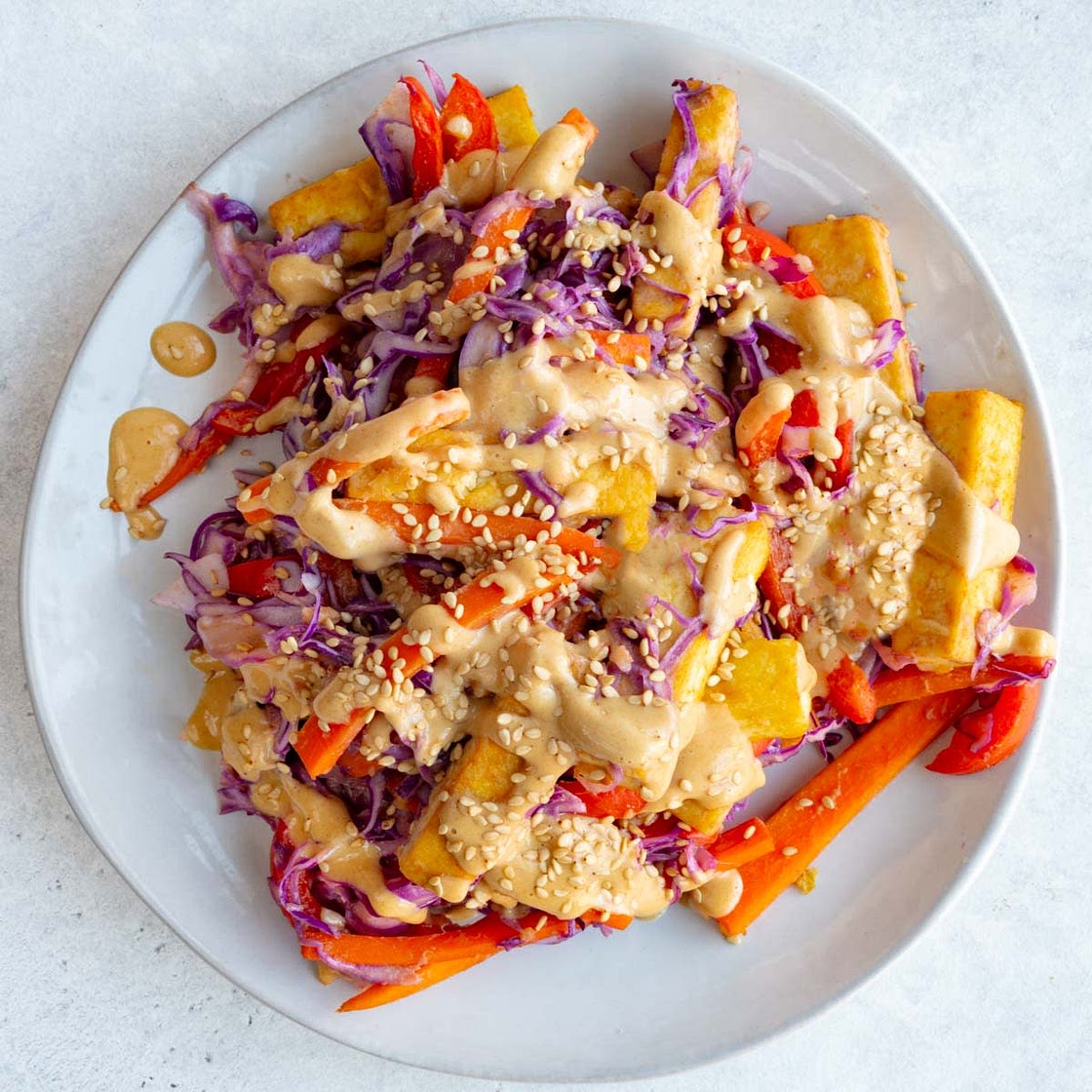 Stir-Fry Tofu & Veggies (Low-Carb, High-Protein)