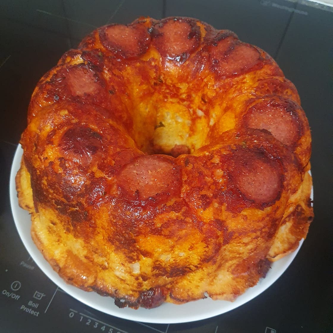 Pepperoni Pizza Bundt Cake