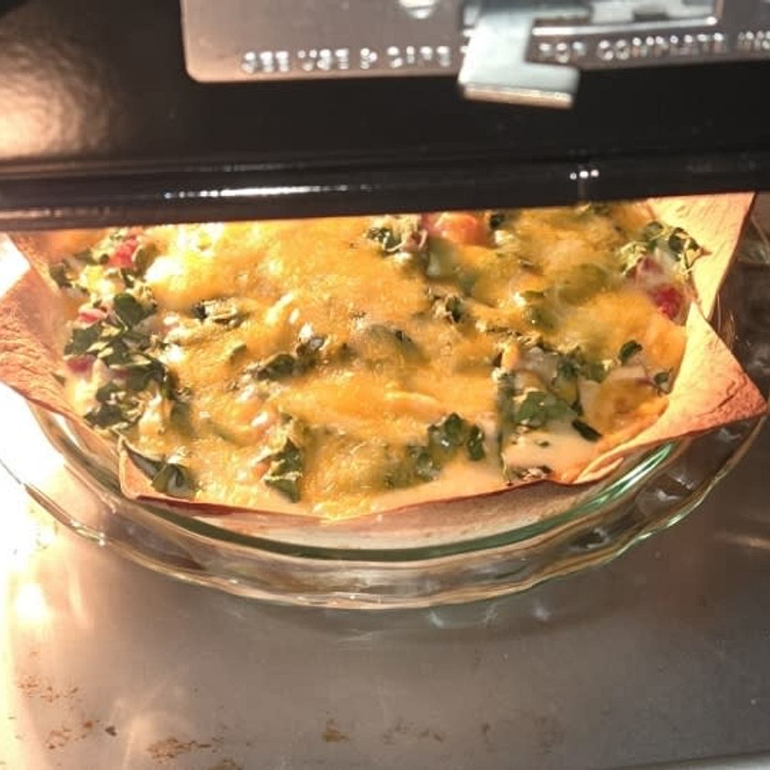 Rotel tofu breakfast pie