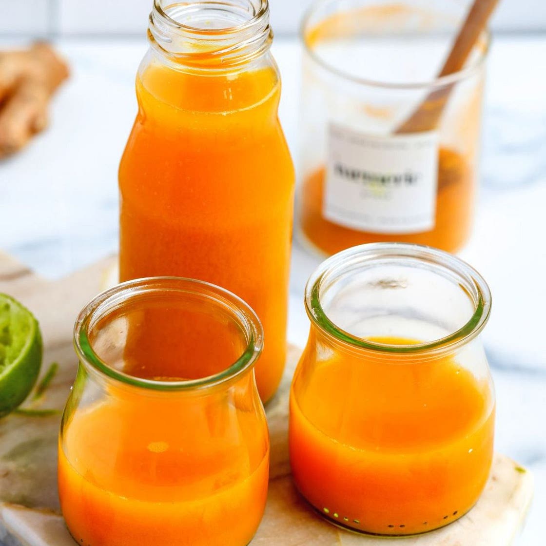 Ginger and Turmeric Immunity Shots