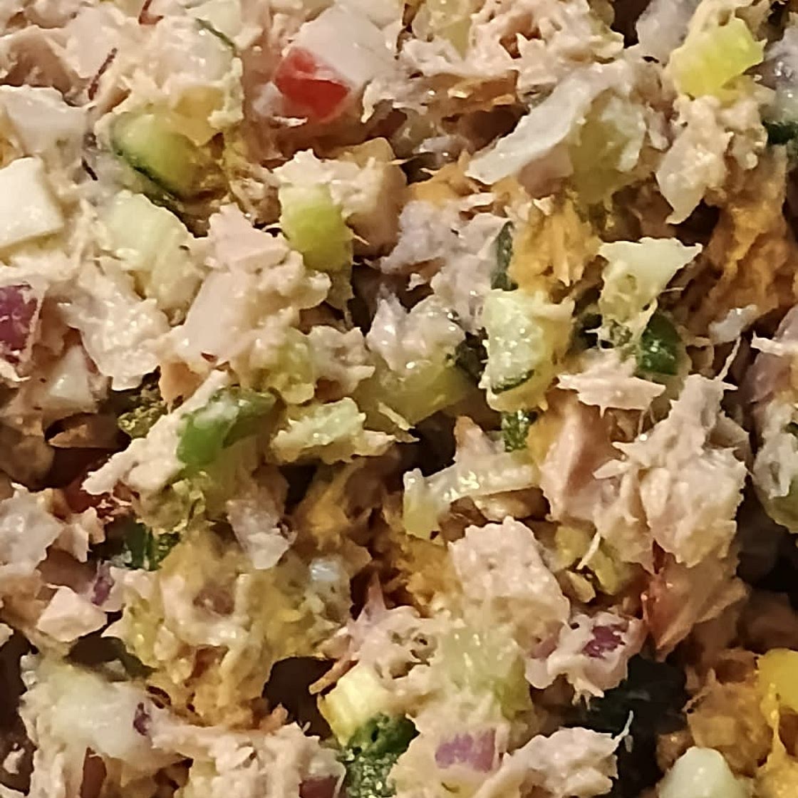 Mediterranean Tuna Salad with a Zesty Dijon Mustard Vinaigrette