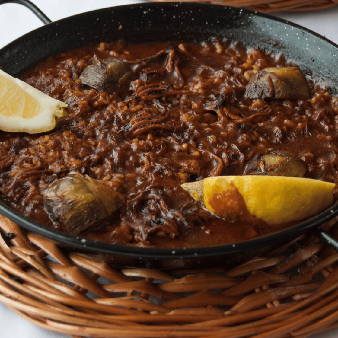 Spanish Black paella
