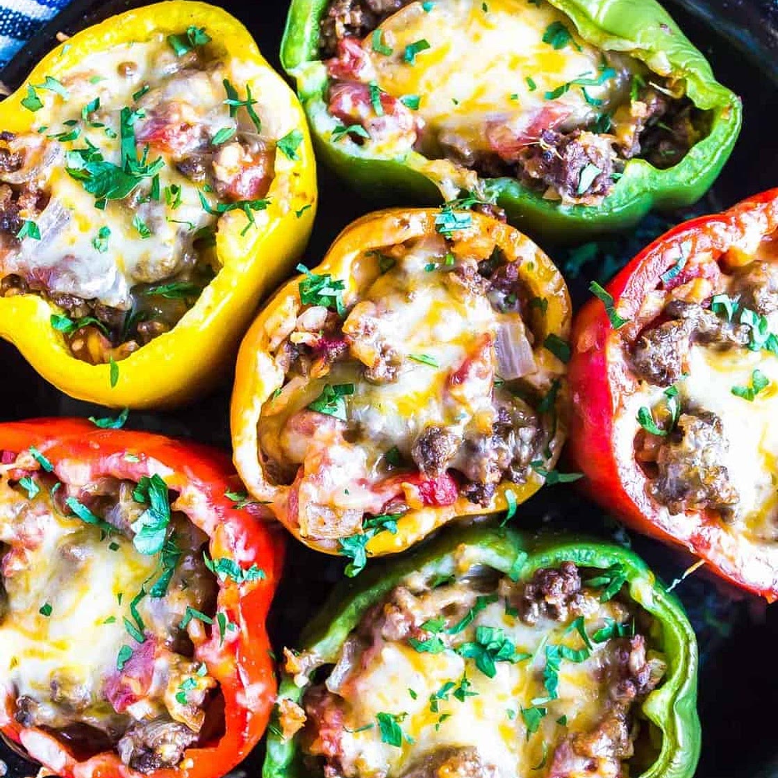Keto Stuffed Peppers (Classic Recipe) 🫑