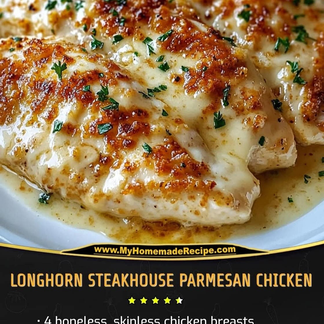Longhorn Steakhouse Parmesan Chicken