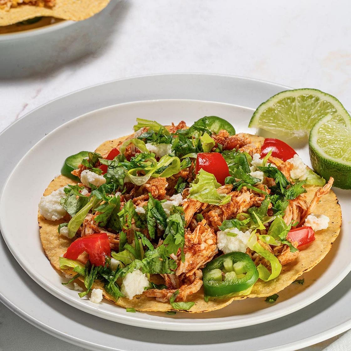 Chicken Tostadas